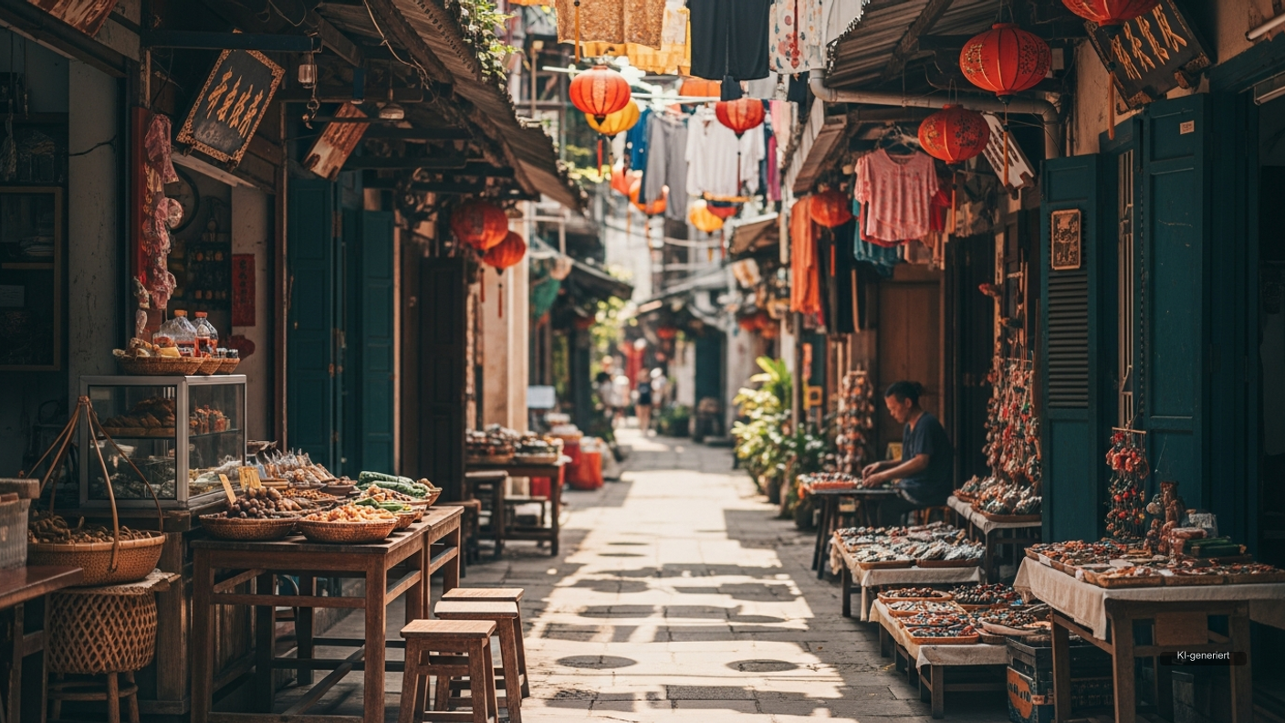 Asien entdecken: Wie du authentische Begegnungen auf Reisen schaffst (KI-generiertes Bild)